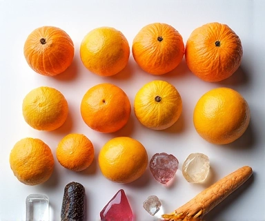 Assortment of natural vitamins and minerals
